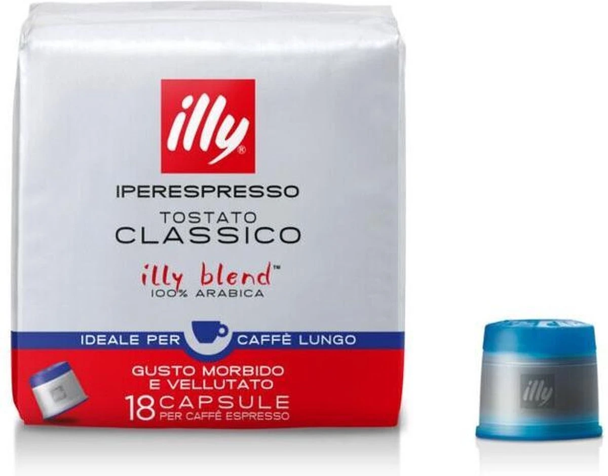 illy Iperespresso Classico Lungo 18 capsules Illy Iperespresso Classico Lungo 18 Capsules -Lavazza Winkel