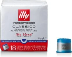 Illy - Iperespresso Koffie Home Classico Lungo 6 X 18 Capsules -Lavazza Winkel 1200x956 2