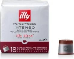 Illy - Iperespresso Koffie Home Intenso 6 X 18 Capsules -Lavazza Winkel 1200x957 2