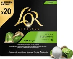 L'OR Lungo Elegante Koffiecups - Intensiteit 6/12 - 10 X 20 Capsules 5 L'OR Lungo Elegante Koffiecups - Intensiteit 6/12 - 10 X 20 Capsules -Lavazza Winkel 1200x975 3