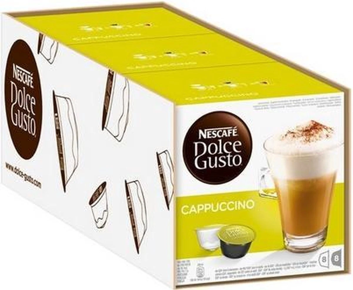 NESCAFÉ® Dolce Gusto® Cappuccino - multipak 10 x 8+8 capsules NESCAFÉ® Dolce Gusto® Cappuccino - Multipak 10 X 8+8 Capsules -Lavazza Winkel
