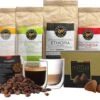 Highlands Gold - Koffiebonen Proefpakket - Koffie Cadeaupakket - 100% Arabica - Single Origin - 4 Soorten Koffie, Ambachtelijke Truffels En 2 Luxe Glazen -Lavazza Winkel 1200x996