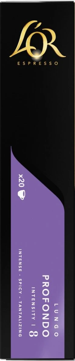 L'OR Lungo Profondo Koffiecups - Intensiteit 8/12 - 4 X 40 Capsules -Lavazza Winkel 251x1200 2