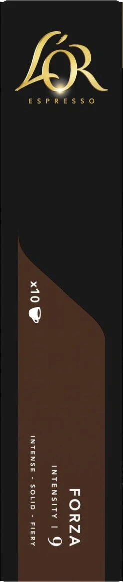 L'OR Espresso Forza Koffiecups - Intensiteit 9/12 - 10 X 10 Capsules -Lavazza Winkel 255x1200 8