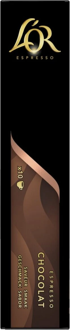 L'OR Espresso Chocolat Koffiecups - 10 X 10 Capsules -Lavazza Winkel 257x1200