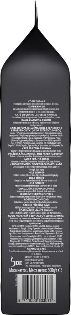 L'OR Espresso Onyx Koffiebonen (12) - 4 X 500 Gram -Lavazza Winkel 273x1200 1