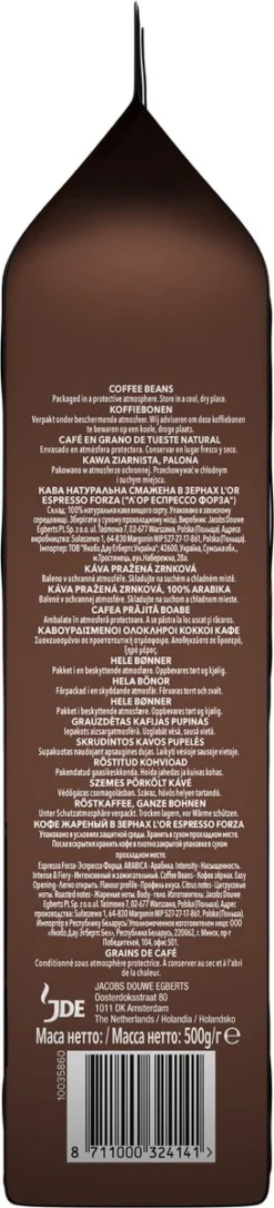 L'OR Espresso Forza Koffiebonen (9) - 4 X 500 Gram -Lavazza Winkel 273x1200 2