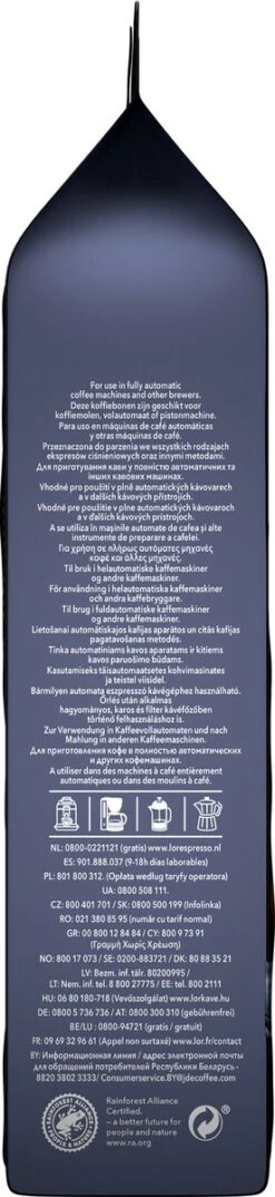 L'OR Espresso Fortissimo Koffiebonen (10) - 4 X 500 Gram -Lavazza Winkel 276x1200 1