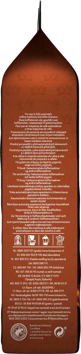 L'OR Espresso Origins Colombia Koffiebonen (8) - 4 x 500 gram L'OR Espresso Origins Colombia Koffiebonen (8) - 4 X 500 Gram -Lavazza Winkel 277x1200 2