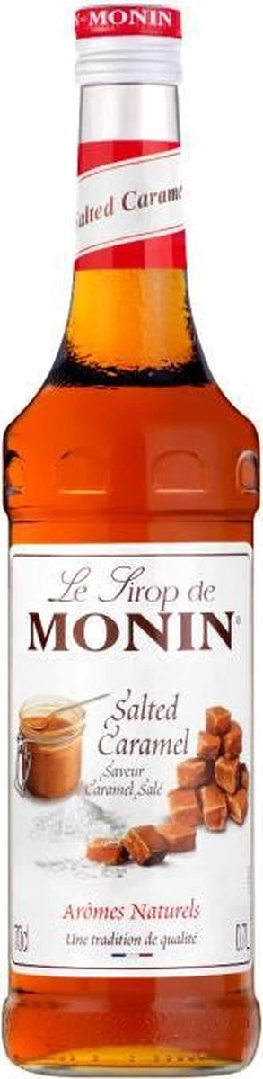 Monin Koffiesiroop Salted Caramel - 70 cl Monin Koffiesiroop Salted Caramel - 70 Cl -Lavazza Winkel