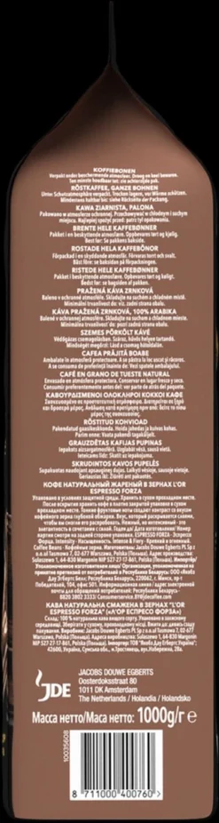 L'OR Forza Koffiebonen (9) - 4x 1000 Gram -Lavazza Winkel 320x1200