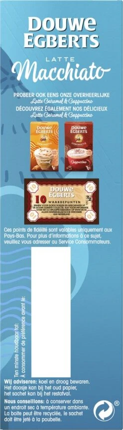 Douwe Egberts Verwenkoffie Latte Macchiato Oploskoffie - 5 X 8 Zakjes -Lavazza Winkel 343x1200 2