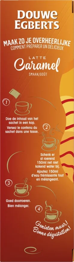 Douwe Egberts Verwenkoffie Latte Caramel Oploskoffie - 5 X 8 Zakjes -Lavazza Winkel 343x1200 6