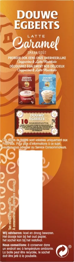 Douwe Egberts Verwenkoffie Latte Caramel Oploskoffie - 5 X 8 Zakjes -Lavazza Winkel 343x1200 7