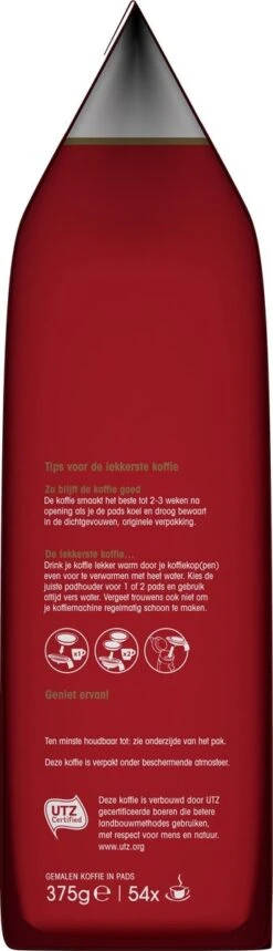 Douwe Egberts Aroma Rood Koffiepads - 4 X 54 Pads -Lavazza Winkel 345x1200