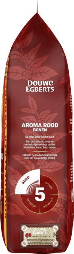 Douwe Egberts Aroma Rood Koffiebonen - 4 X 1000 Gram - Extra Grote Verpakking -Lavazza Winkel 349x1200 2