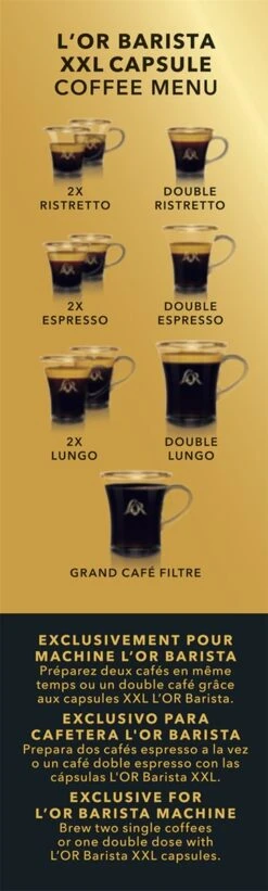 L'OR BARISTA XXL Ristretto (11) - 5 X 10 Koffiecups -Lavazza Winkel 361x1200 3