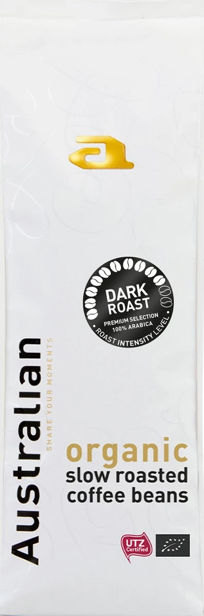 Australian espresso Beans dark roast - UTZ Organic - 4 x 750 gram Australian Espresso Beans Dark Roast - UTZ Organic - 4 X 750 Gram -Lavazza Winkel 398x1200 1