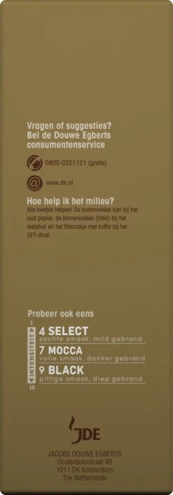 Douwe Egberts Excellent Filterkoffie - 6 X 500 Gram -Lavazza Winkel 420x1200