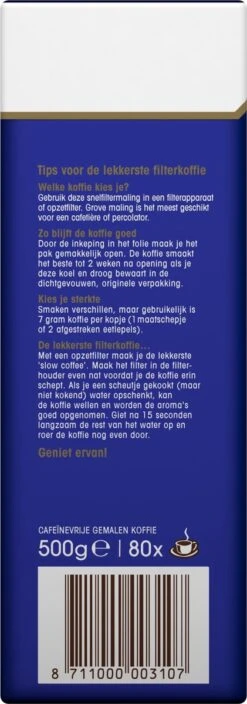 Douwe Egberts Decafé Filterkoffie - 6 X 500 Gram -Lavazza Winkel 421x1200 4