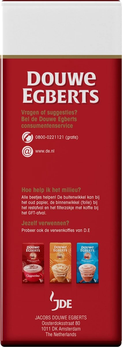 Douwe Egberts Aroma Rood Filterkoffie - Dubbelpak 6 x 1000 gram Douwe Egberts Aroma Rood Filterkoffie - Dubbelpak 6 X 1000 Gram -Lavazza Winkel 423x1200 1