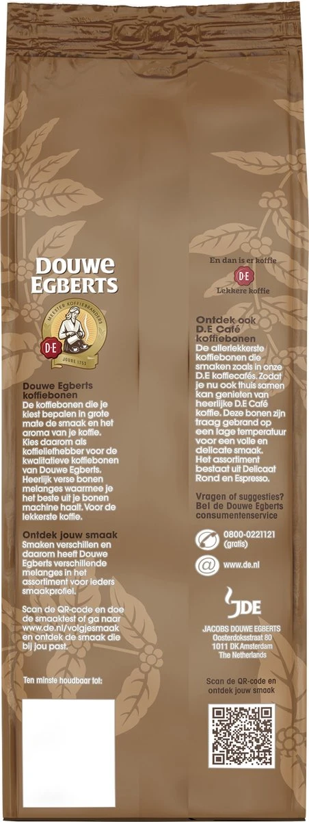 Douwe Egberts Verfijnd Koffiebonen - 4 x 500 gram Douwe Egberts Verfijnd Koffiebonen - 4 X 500 Gram -Lavazza Winkel 452x1200 4