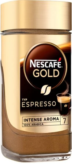 Nescafé Gold Espresso Oploskoffie - 6 Potten à 100 Gram -Lavazza Winkel 527x1200