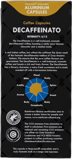 Gran Maestro Italiano - Koffiecups - Nespresso Compatibel Proefpakket - Espresso, Lungo En Meer - 10 X 20 Cups -Lavazza Winkel 546x1200 5