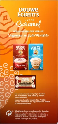 Douwe Egberts Verwenkoffie Latte Caramel Oploskoffie - 5 X 8 Zakjes -Lavazza Winkel 560x1200 2