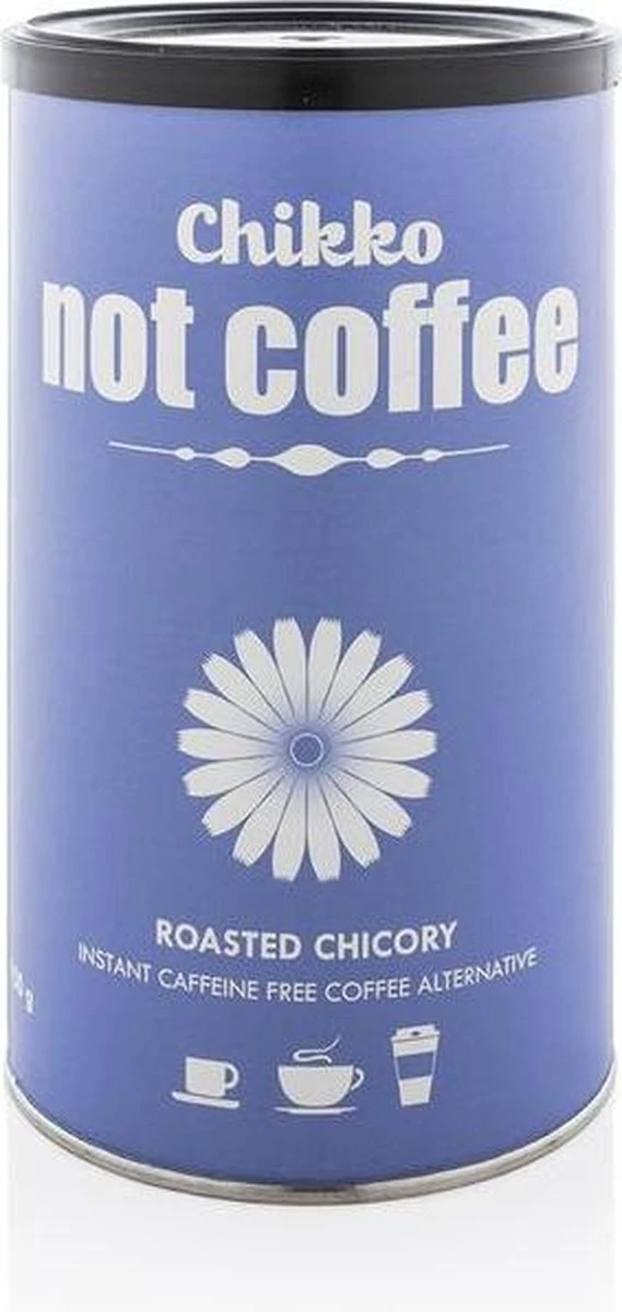 Chikko - Biologische Caffeïnevrije Koffievervanger - Geroosterde Cichorei -Roasted Chicory - 150 g Chikko - Biologische Caffeïnevrije Koffievervanger - Geroosterde Cichorei -Roasted Chicory - 150 G -Lavazza Winkel