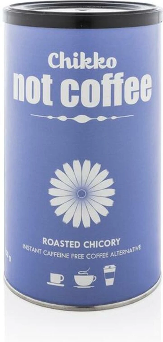 Chikko - Biologische Caffeïnevrije Koffievervanger - Geroosterde Cichorei -Roasted Chicory - 150 g Chikko - Biologische Caffeïnevrije Koffievervanger - Geroosterde Cichorei -Roasted Chicory - 150 G -Lavazza Winkel