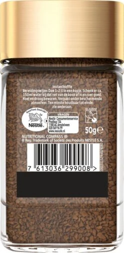 Nescafé Gold Oploskoffie - 12 Potten à 50 Gram -Lavazza Winkel 588x1200 1