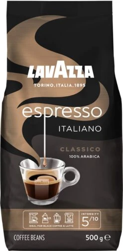 Lavazza Espresso Italiano Classico Koffiebonen - 500 Gram X4 -Lavazza Winkel 589x1200