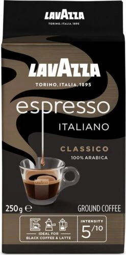 Lavazza Espresso Italiano Classico Gemalen / Filterkoffie - 8 X 250 Gram -Lavazza Winkel 594x1200
