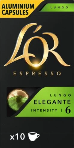 L'OR Lungo Elegante Koffiecups - Intensiteit 6/12 - 10 X 10 Capsules -Lavazza Winkel 606x1200 1