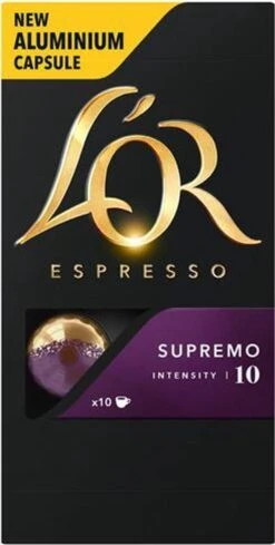 L'OR Espresso Supremo Koffiecups - Intensiteit 10/12 - 10 X 10 Capsules -Lavazza Winkel 606x1200 6