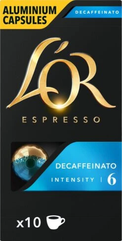 L'OR Espresso Decaffeinato Koffiecups - Intensiteit 6/12 - 10 X 10 Capsules 9 L'OR Espresso Decaffeinato Koffiecups - Intensiteit 6/12 - 10 X 10 Capsules -Lavazza Winkel 607x1200 10