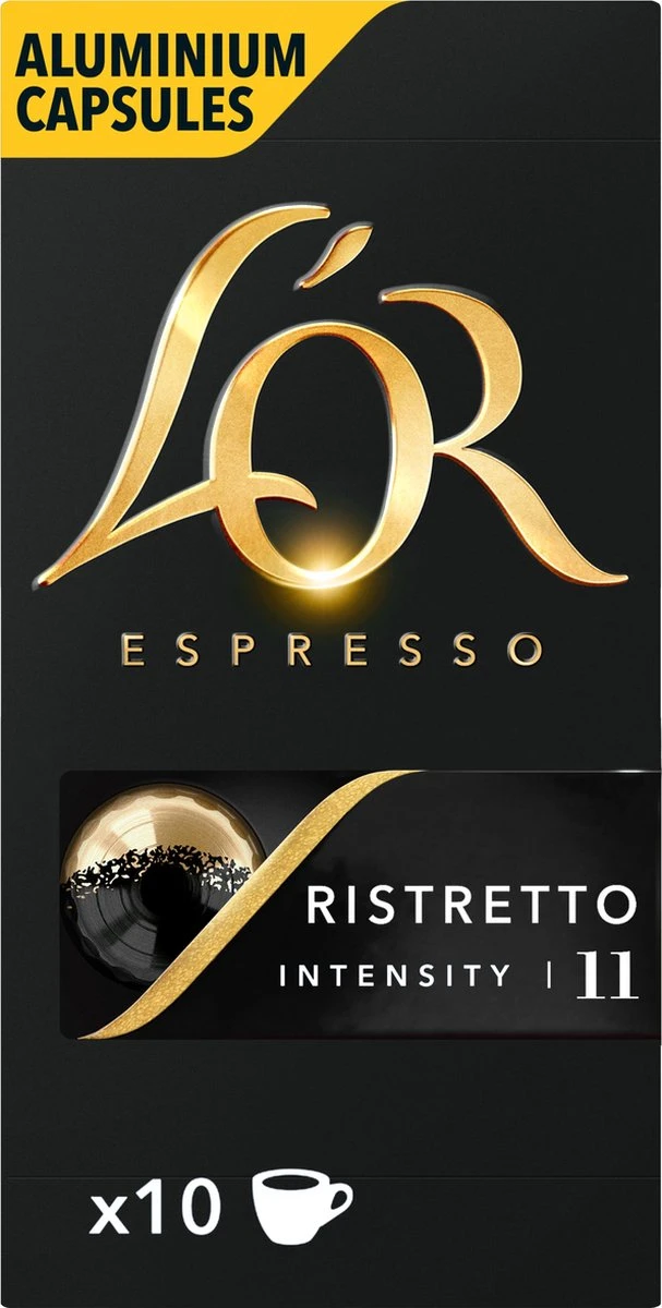 L'OR Espresso Ristretto (11) - 10 x 10 Koffiecups L'OR Espresso Ristretto (11) - 10 X 10 Koffiecups -Lavazza Winkel 607x1200 2