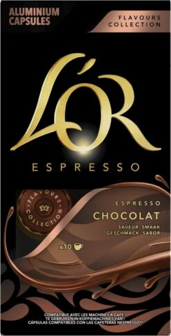 L'OR Espresso Chocolat Koffiecups - 10 X 10 Capsules -Lavazza Winkel 612x1200 1