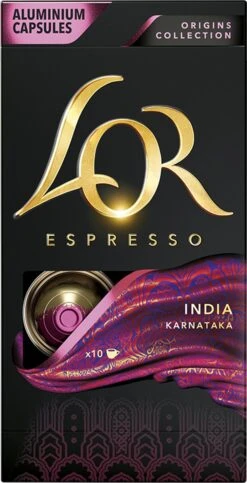 L'OR Espresso Origins India (10) - 10 X 10 Koffiecups -Lavazza Winkel 614x1200 1