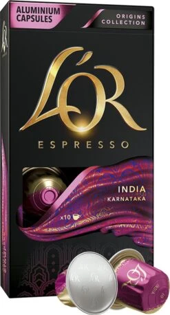 L'OR Espresso Origins India (10) - 10 X 10 Koffiecups -Lavazza Winkel 647x1200 1