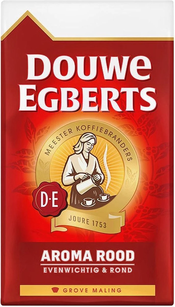 Douwe Egberts Aroma Rood Grove Maling filterkoffie - 6 x 500 gram Douwe Egberts Aroma Rood Grove Maling Filterkoffie - 6 X 500 Gram -Lavazza Winkel 686x1200 1