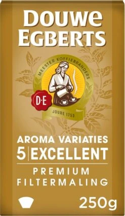 Douwe Egberts Excellent - Filterkoffie - 12 X 250 Gram -Lavazza Winkel 699x1200