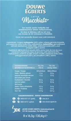 Douwe Egberts Verwenkoffie Latte Macchiato Oploskoffie - 5 X 8 Zakjes -Lavazza Winkel 713x1200 2