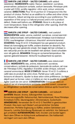 Fitcy | Koffiesiroop | Salted Caramel | Barista Syrup | Zero | Vegan | Vetvrij | Suikervrij | Keto-vriendelijk | Koffie | Siroop | MET DOSEERPOMP | 1L -Lavazza Winkel 725x1200