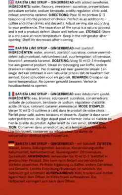 Fitcy | Koffiesiroop | Gingerbread | Barista Syrup | Zero | Vegan | Vetvrij | Suikervrij | Keto-vriendelijk | Koffie | Siroop | MET DOSEERPOMP | 1L -Lavazza Winkel 752x1200