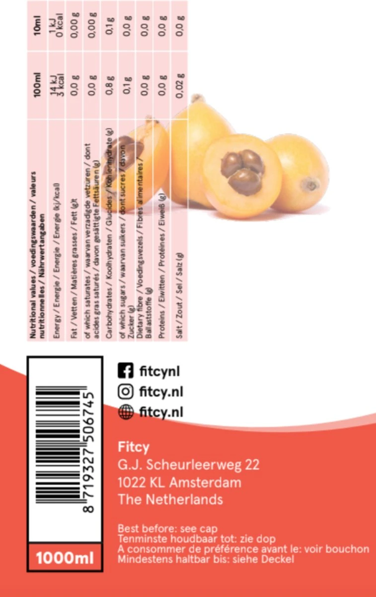 Fitcy | Koffiesiroop | Amaretto | Barista Syrup | Zero | Vegan | Vetvrij | Suikervrij | Keto-vriendelijk | Koffie | Siroop | MET DOSEERPOMP | 1L Fitcy | Koffiesiroop | Amaretto | Barista Syrup | Zero | Vegan | Vetvrij | Suikervrij | Keto-vriendelijk | Koffie | Siroop | MET DOSEERPOMP | 1L -Lavazza Winkel