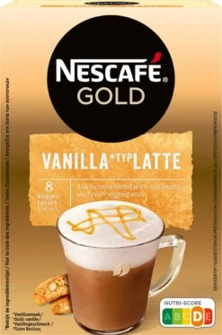 Nescafé Gold Latte Vanille Oploskoffie - 6 Doosjes à 8 Zakjes -Lavazza Winkel 794x1200 1