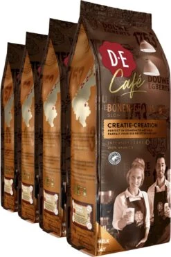 Douwe Egberts D.E Café Creatie Koffiebonen - 7/9 Intensiteit - 4 X 500 Gram -Lavazza Winkel 796x1200