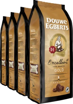 Douwe Egberts Excellent Gold Koffiebonen - 5/9 Intensiteit - 4 X 1kg -Lavazza Winkel 844x1200